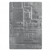 Sizzix 3-D Texture Fades Embossing Folder - Foundry by Tim Holtz